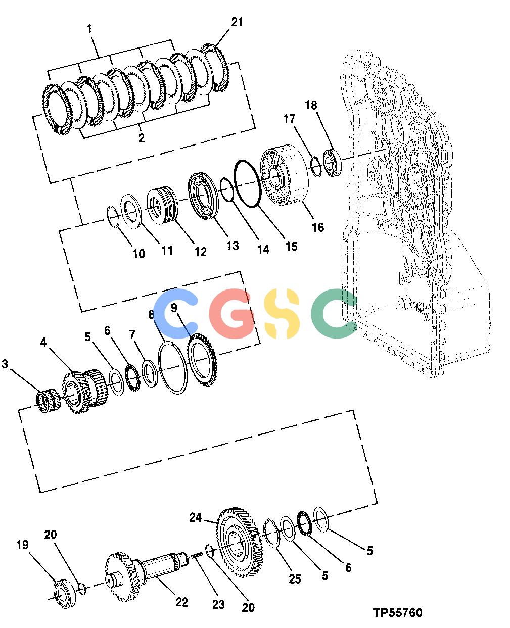 约翰迪尔零件查询RE160299 - AXLE High Range Clutch AssemblyEPC John Deere online