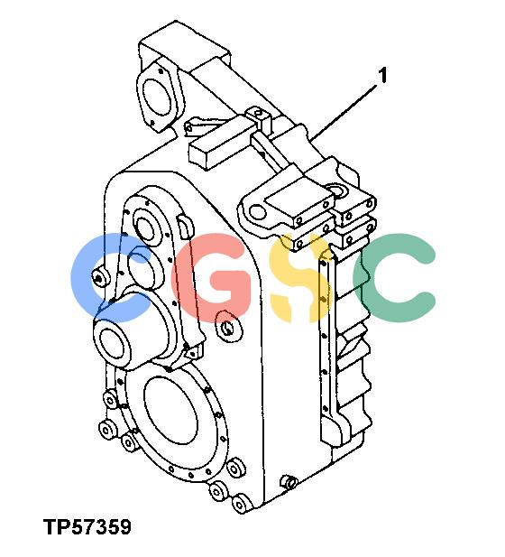 约翰迪尔零件查询1400 - AXLE YZ19000 Reman Transmission, DF180EPC John Deere online