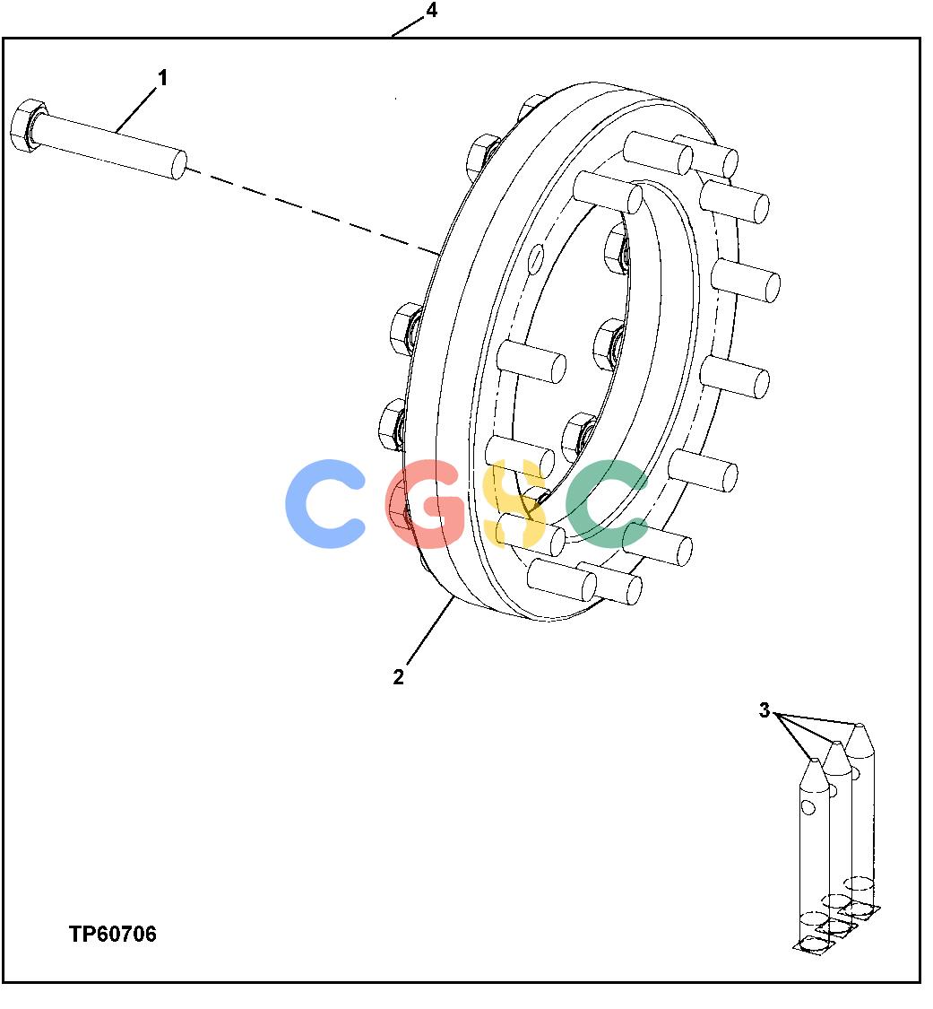 约翰迪尔零件查询RE160302 - AXLE Wheel SpacerEPC John Deere online