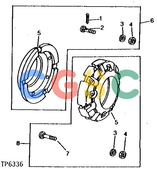 约翰迪尔零件查询210C - BACKHOE, LOADER REAR WHEEL WEIGHT FOR 60.96 CM (24-INCH) STEEL DISK WHEELEPC John Deere online