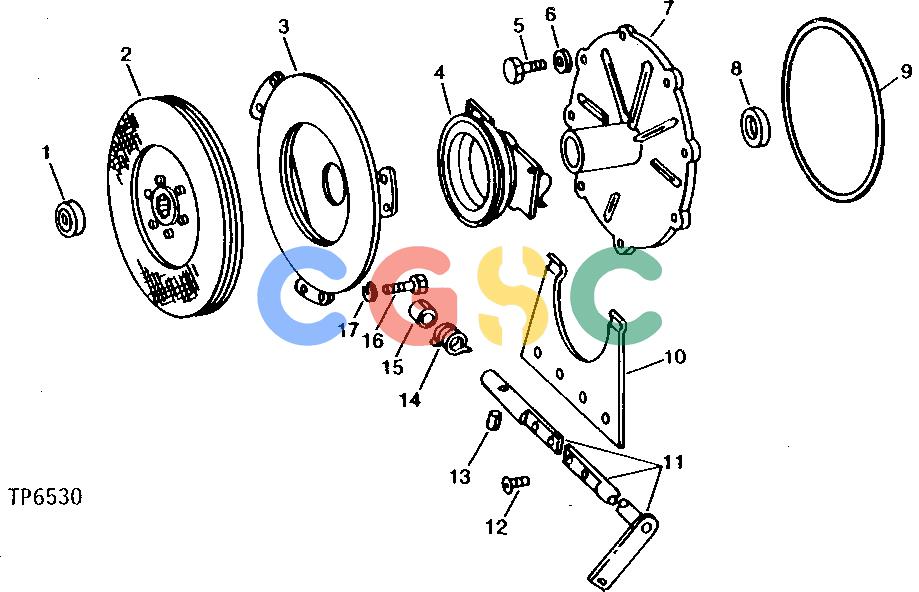 约翰迪尔零件查询310A - BACKHOE, LOADER CLUTCH DISCONNECT AND FLYWHEEL [01H02]EPC John Deere online