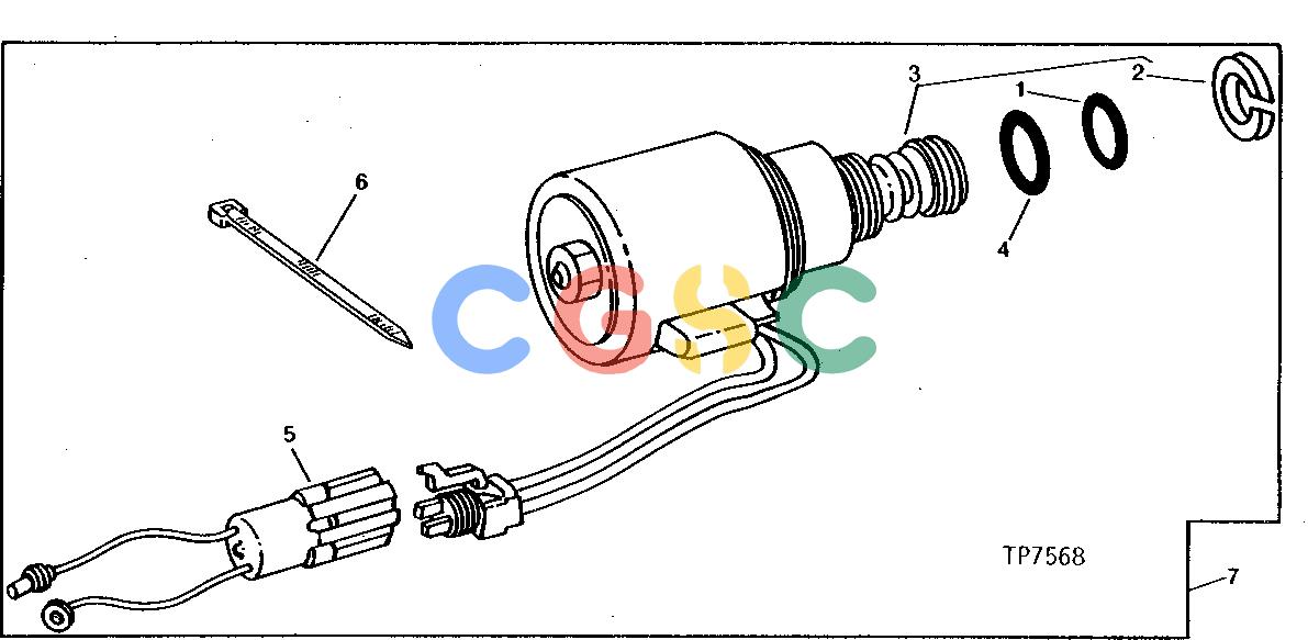 约翰迪尔零件查询410 - BACKHOE, LOADER REPLACEMENT HYDRAULIC PUMP SOLENOID VALVE [01H22]EPC John Deere online