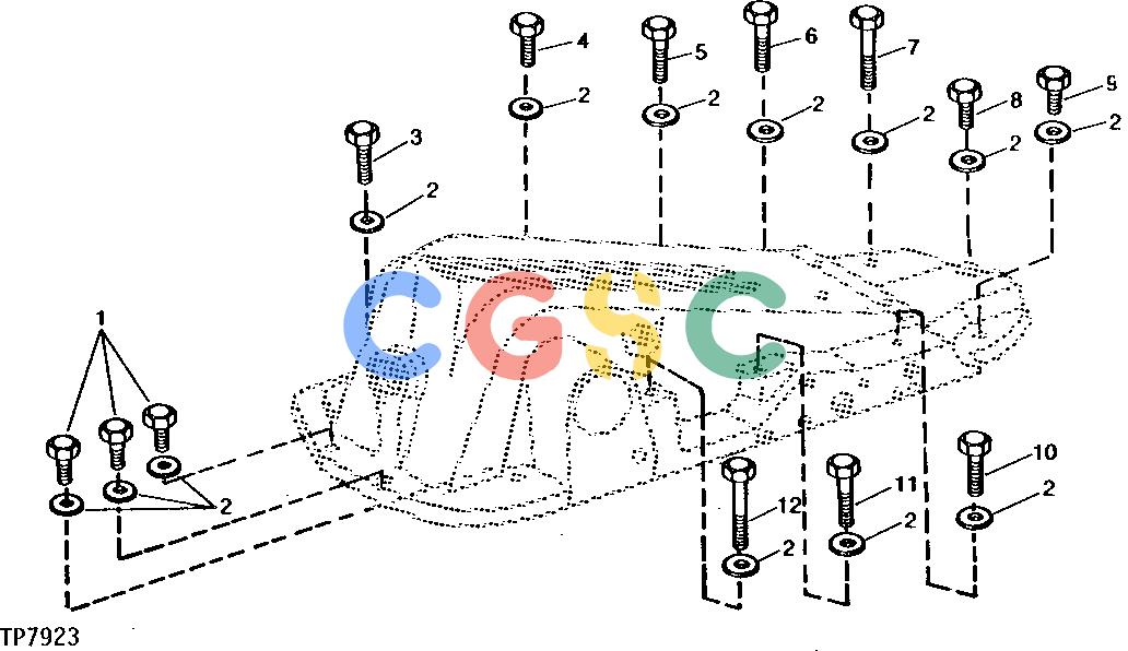 约翰迪尔零件查询401C - BACKHOE, LOADER ROCKSHAFT HOUSING MOUNTING HARDWARE [01I05]EPC John Deere online