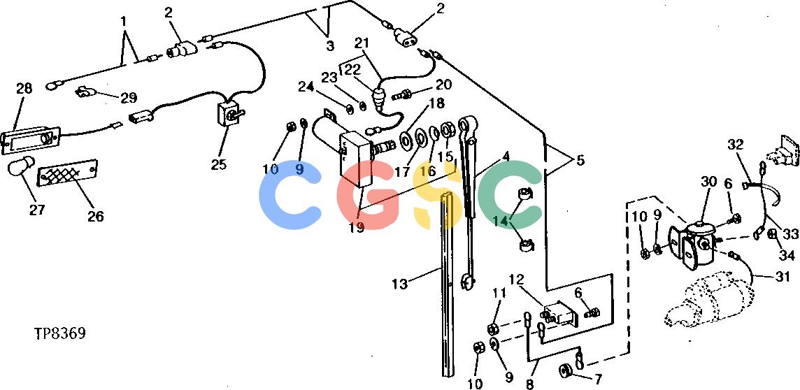 约翰迪尔零件查询410 - BACKHOE, LOADER CAB ELECTRICAL SYSTEM (SERIAL NO. 257255- ) [02D14]EPC John Deere online