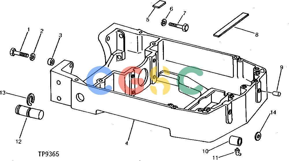 约翰迪尔零件查询302A - BACKHOE, LOADER FRONT SUPPORT [01G06]EPC John Deere online