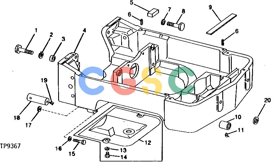 约翰迪尔零件查询410 - BACKHOE, LOADER FRONT SUPPORT [01G06]EPC John Deere online