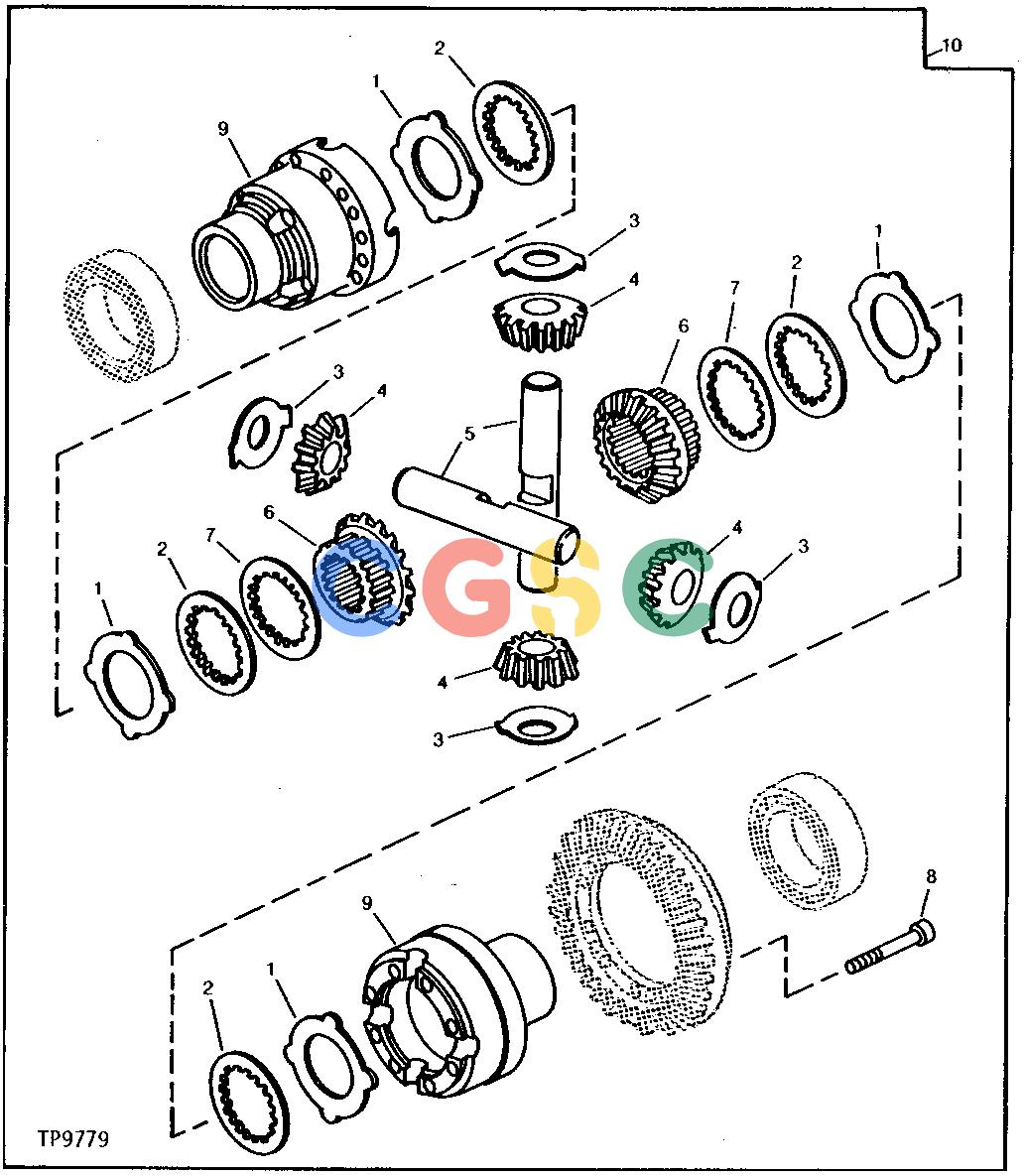 约翰迪尔零件查询410B - BACKHOE, LOADER DIFFERENTIAL LOCK (MECHANICAL FRONT WHEEL DRIVE) [01B23]EPC John Deere online