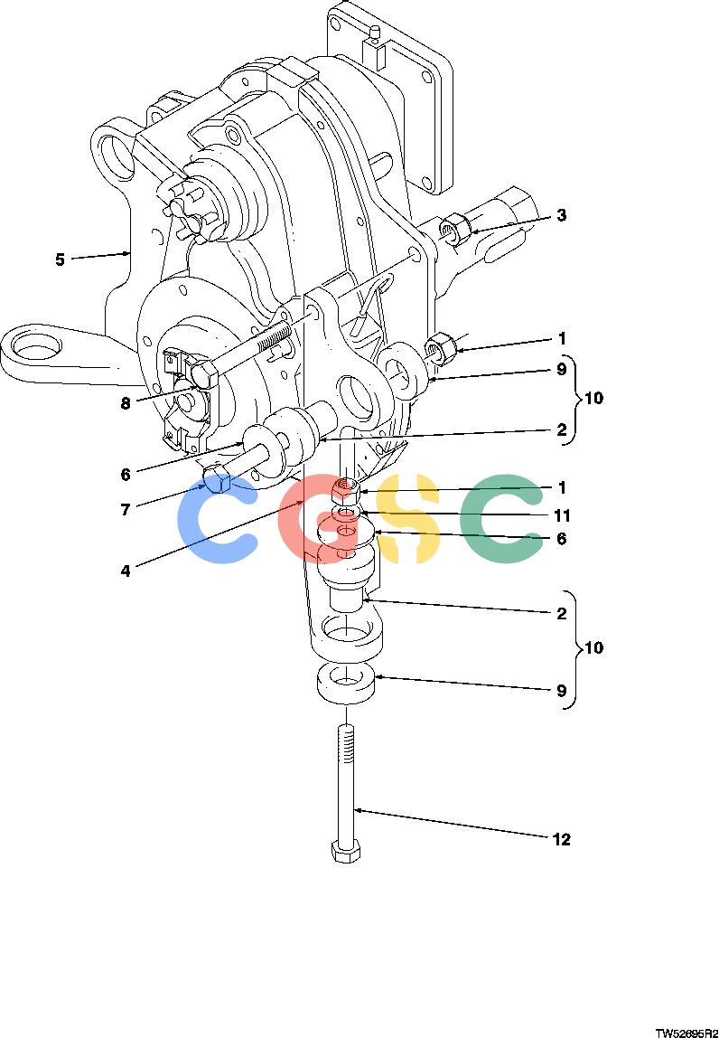 约翰迪尔零件查询1200 - AXLE Transmission Mounting PartsEPC John Deere online
