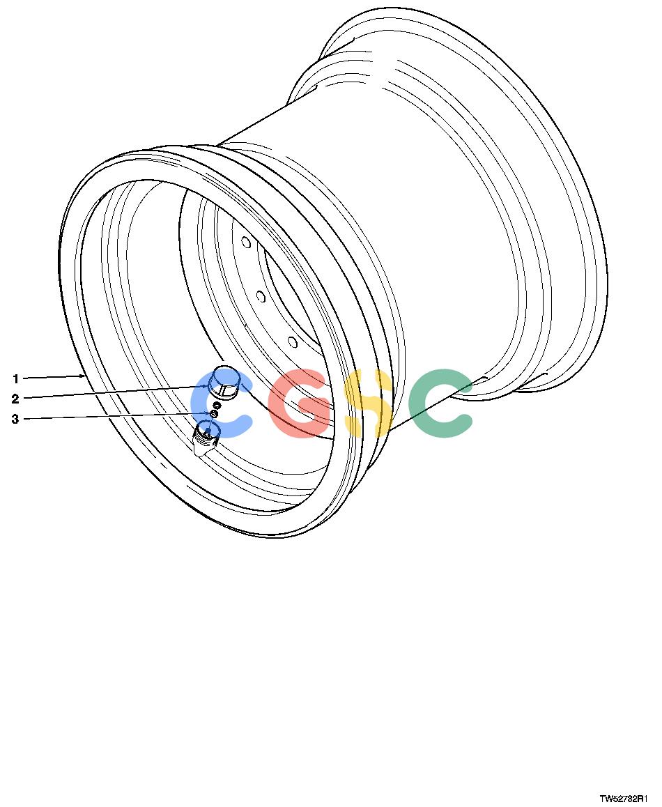 约翰迪尔零件查询1200 - AXLE Wheel AssemblyEPC John Deere online