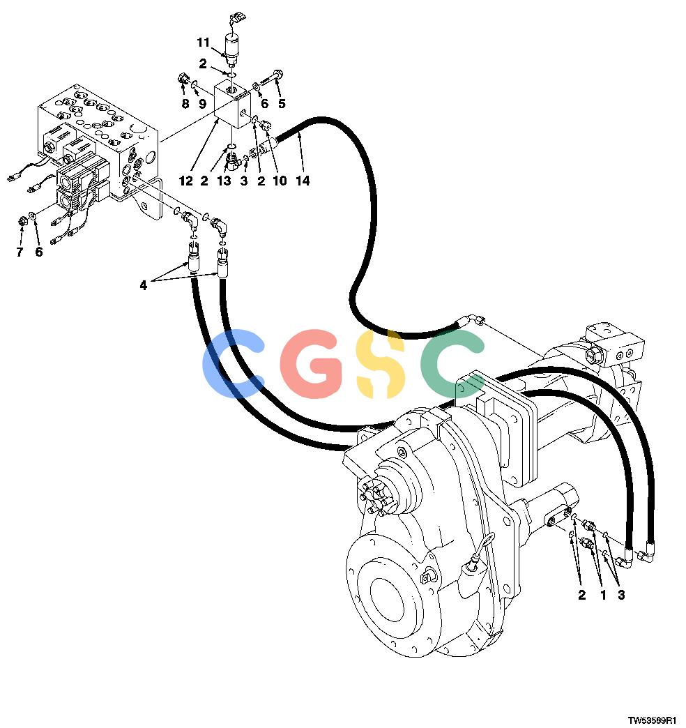 约翰迪尔零件查询1200 - AXLE TRANSMISSION SHIFT LINESEPC John Deere online