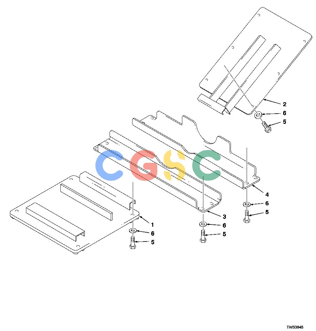 约翰迪尔零件查询1200 - AXLE Rear Frame Bottom GuardsEPC John Deere online