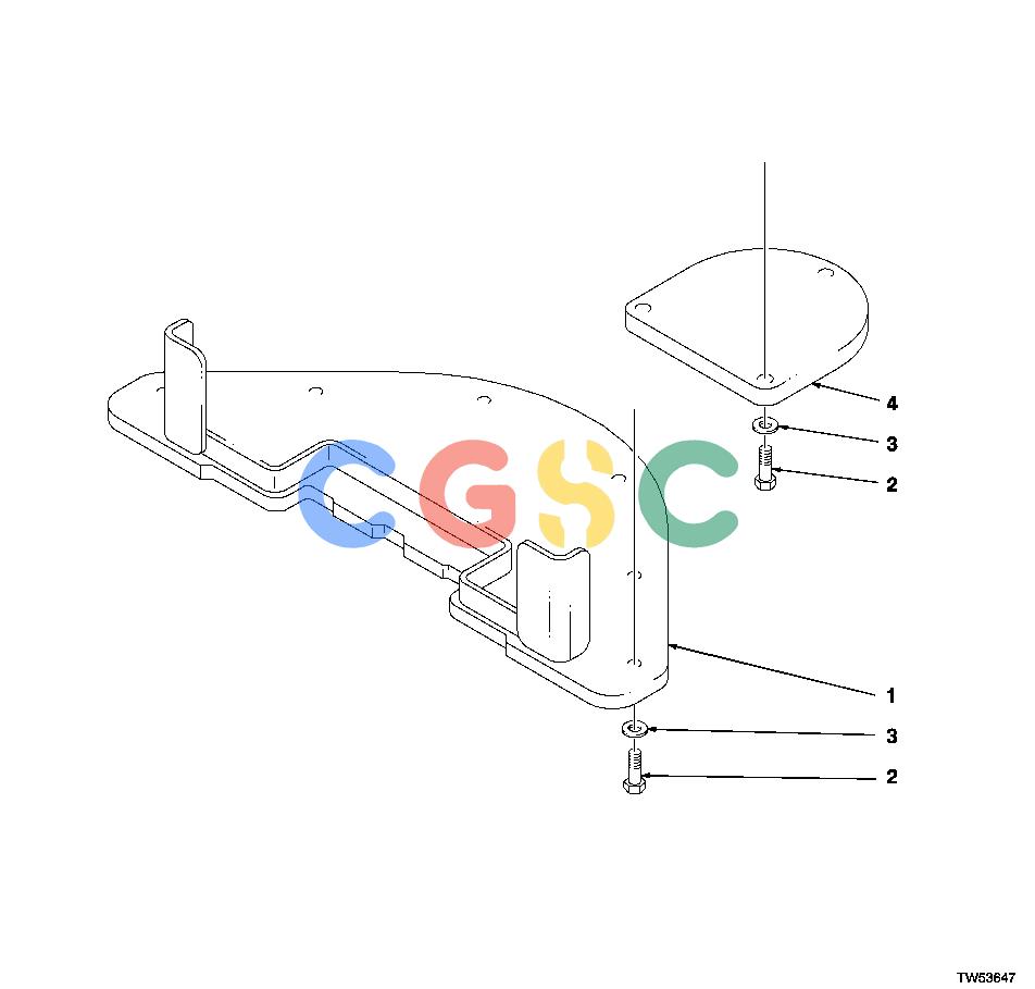 约翰迪尔零件查询1200 - AXLE FRONT SHIELDS (1400 SERIES AXLE)EPC John Deere online