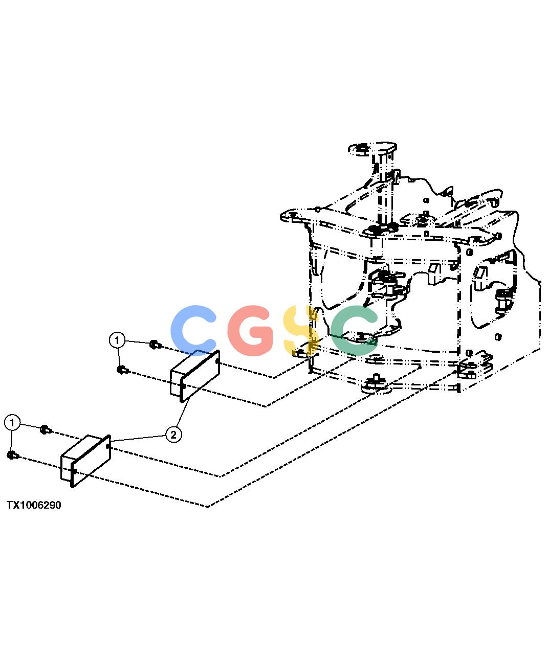 约翰迪尔零件查询RE160302 - AXLE Engine Frame Steering CushionsEPC John Deere online