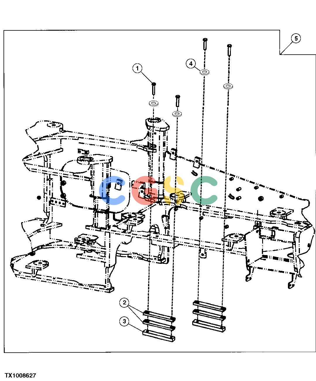 约翰迪尔零件查询YZ18992 - AXLE Axle Stop (6 Degree)EPC John Deere online