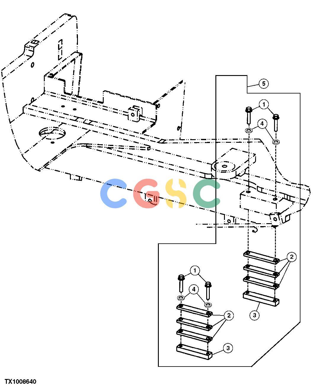 约翰迪尔零件查询RE160299 - AXLE Axle Stop (8 Degree)EPC John Deere online