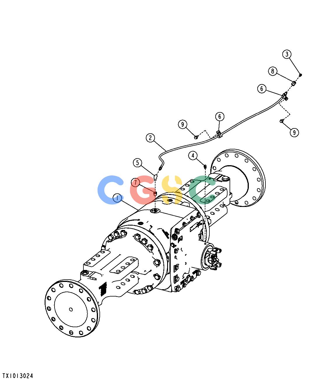 约翰迪尔零件查询YZ18992 - AXLE Front AxleEPC John Deere online