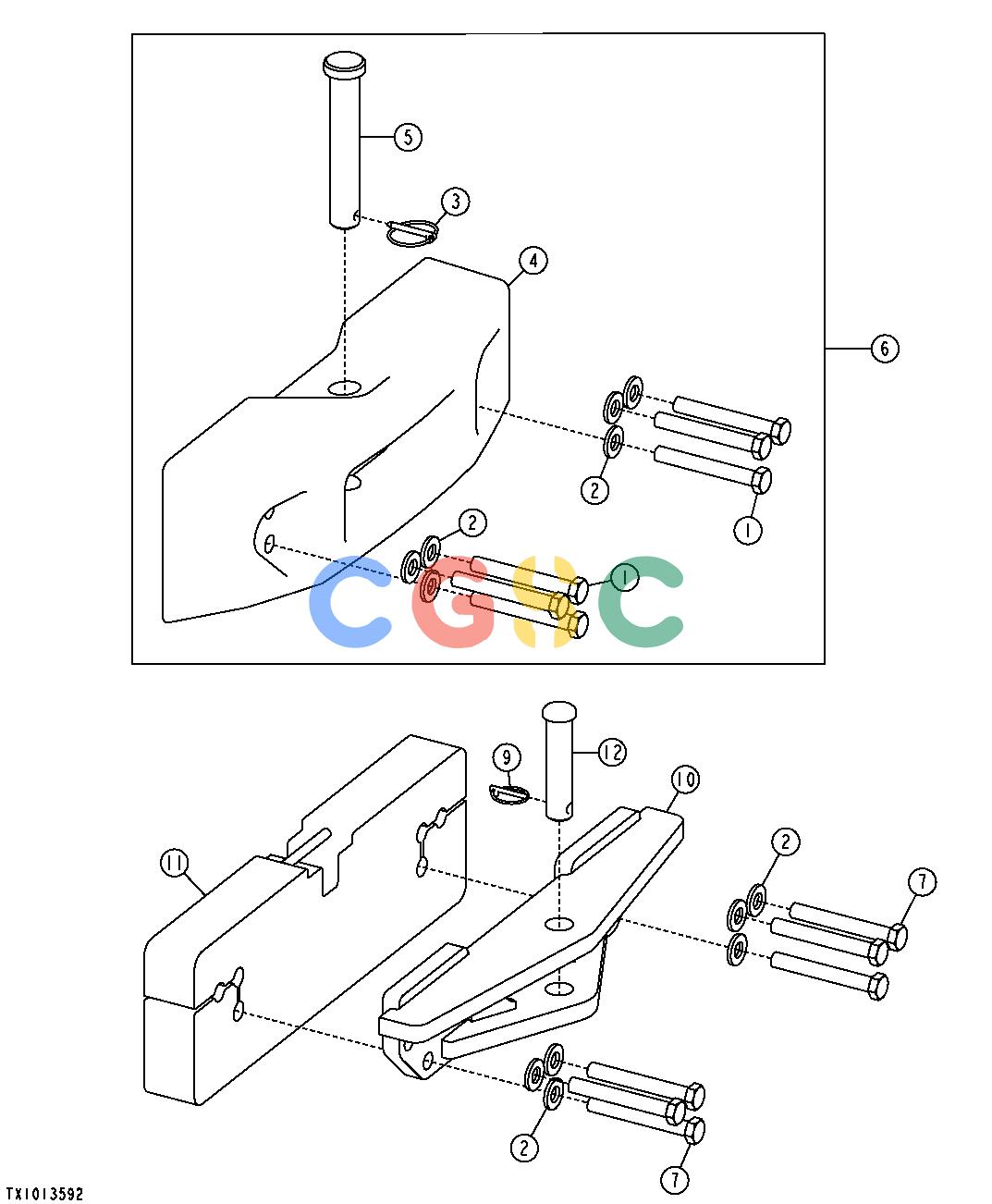 约翰迪尔零件查询YZ18992 - AXLE Rear Hitch and CounterweightEPC John Deere online