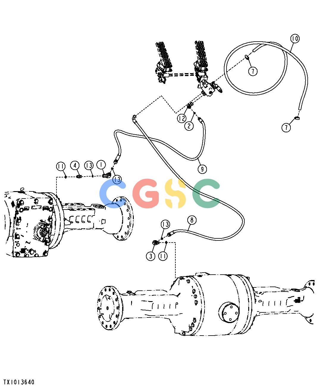 约翰迪尔零件查询RE160302 - AXLE BRAKE VALVE HYDRAULICS (S.N. 611219-)EPC John Deere online