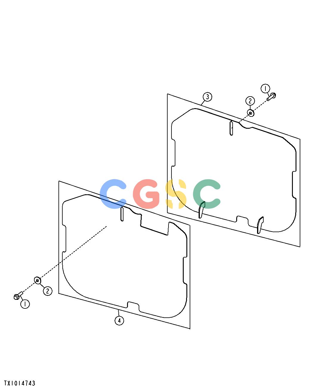 约翰迪尔零件查询RE160302 - AXLE TRANSMISSION SHIELDS (S.N. 611219-)EPC John Deere online