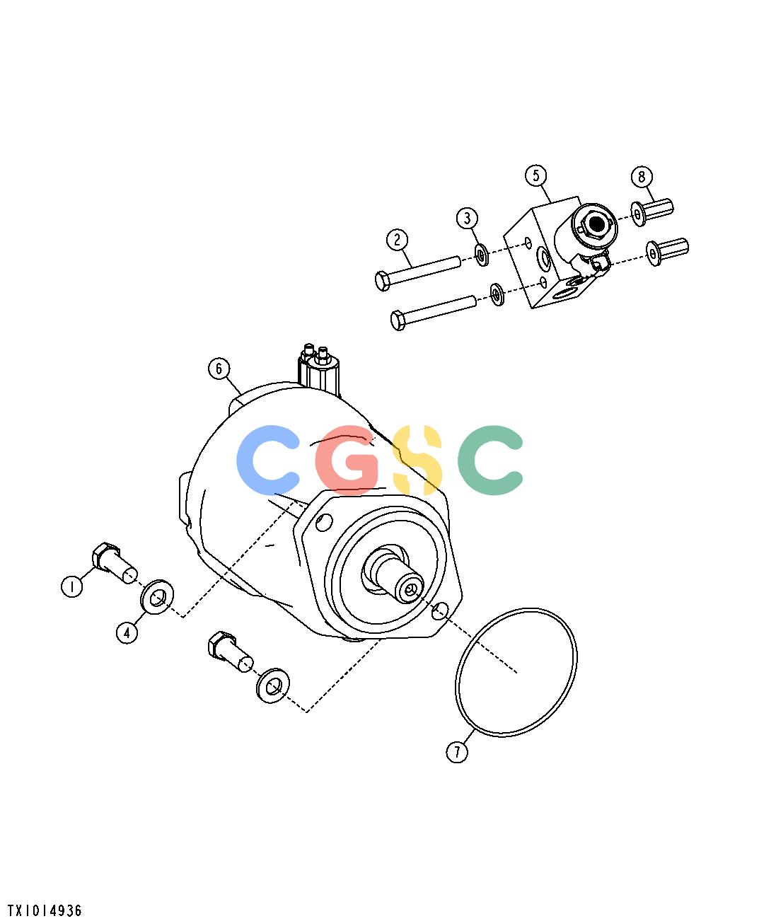 约翰迪尔零件查询410G - BACKHOE, LOADER Main Hydraulic Pump (962206 - )EPC John Deere online