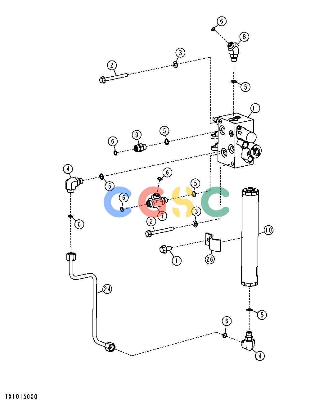 约翰迪尔零件查询RE160299 - AXLE Main Hydraulic Pump ManifoldEPC John Deere online