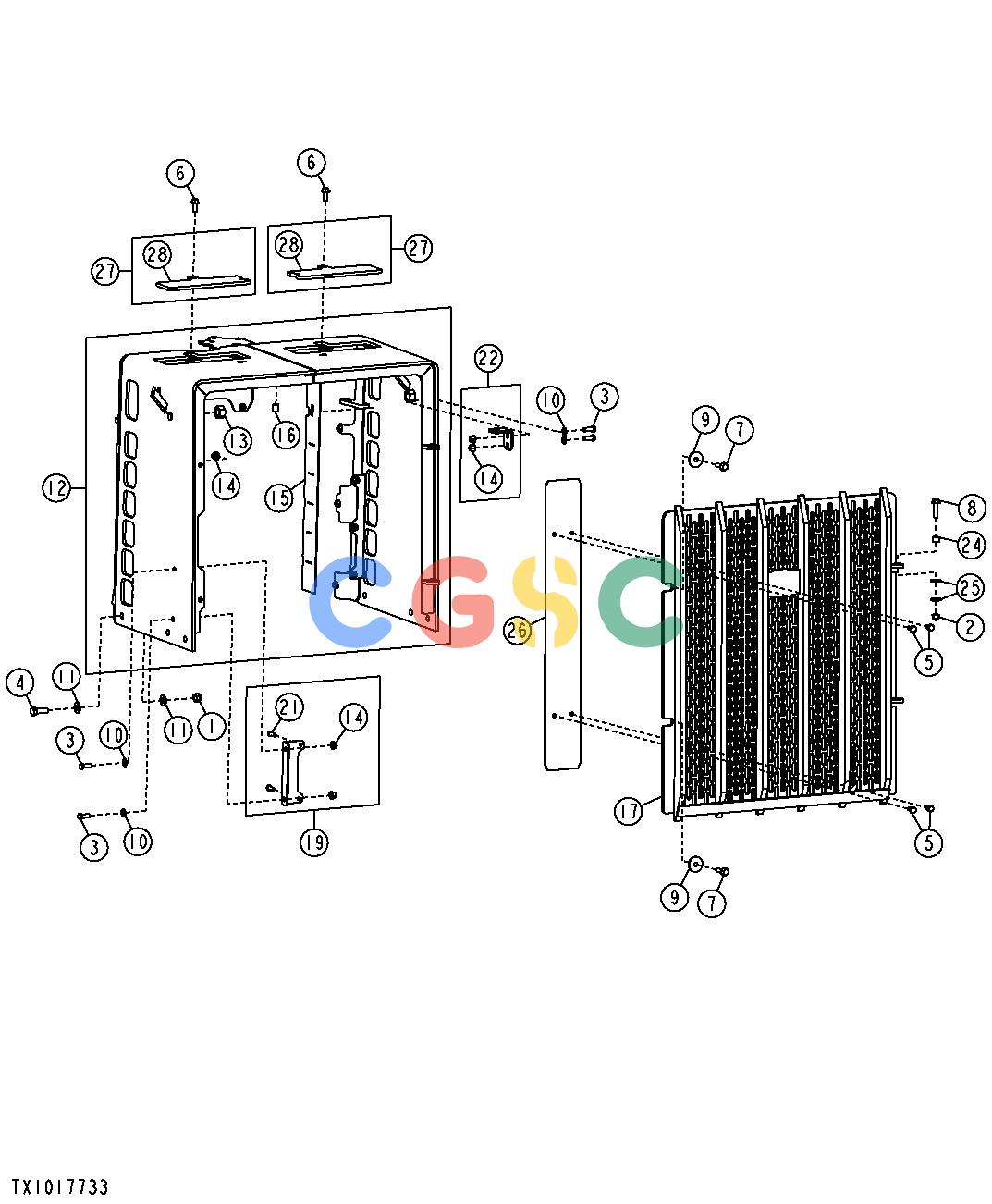 约翰迪尔零件查询1400 - AXLE GRILLEEPC John Deere online
