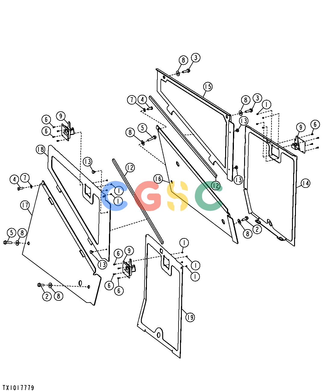 约翰迪尔零件查询1400 - AXLE ENGINE SIDE SHIELDSEPC John Deere online