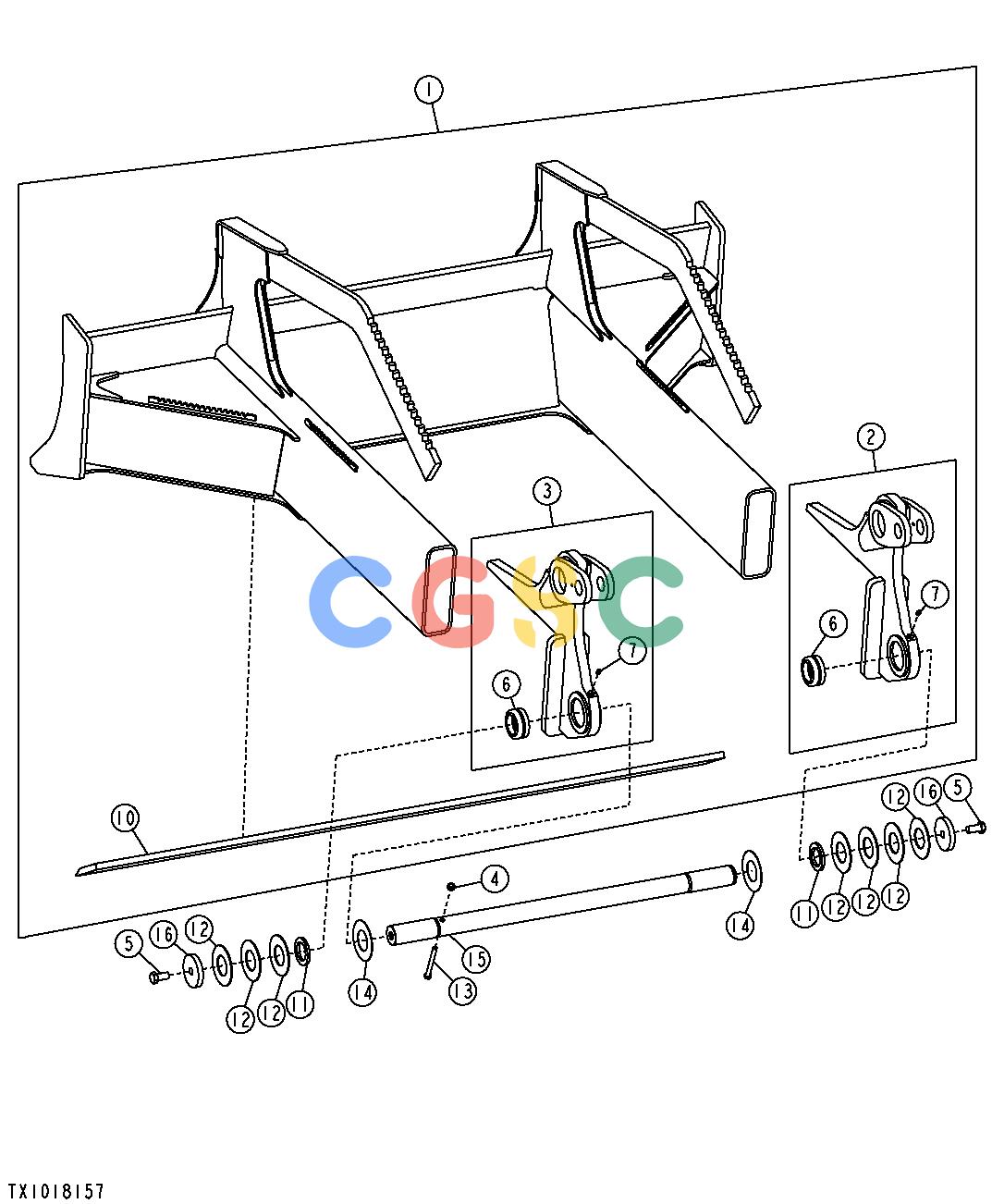 约翰迪尔零件查询1400 - AXLE STACKING BLADESEPC John Deere online