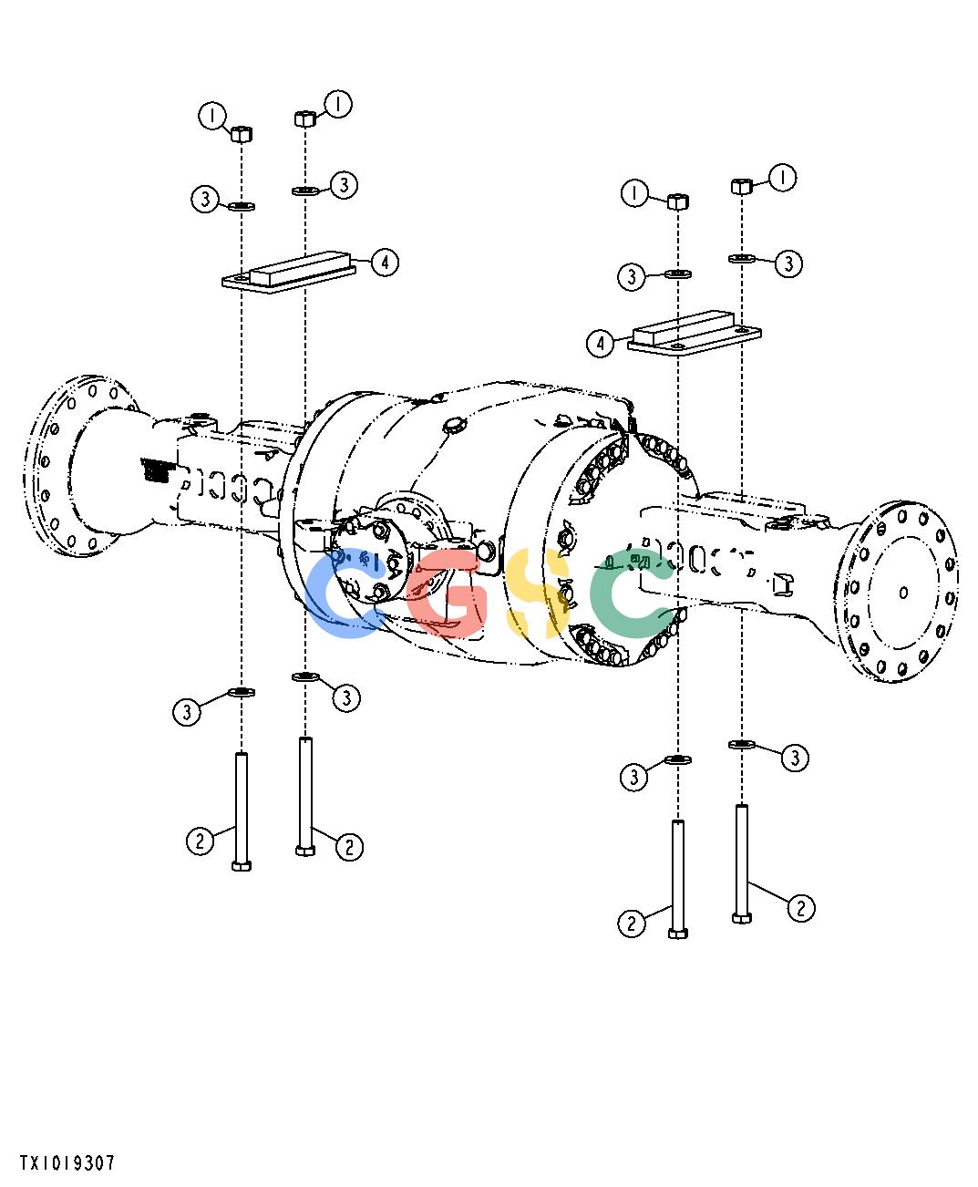 约翰迪尔零件查询1200 - AXLE AXLE OSCILLATION LIMITER PLATE (ONLY REQUIRED WITH NARROW WHEELS)EPC John Deere online