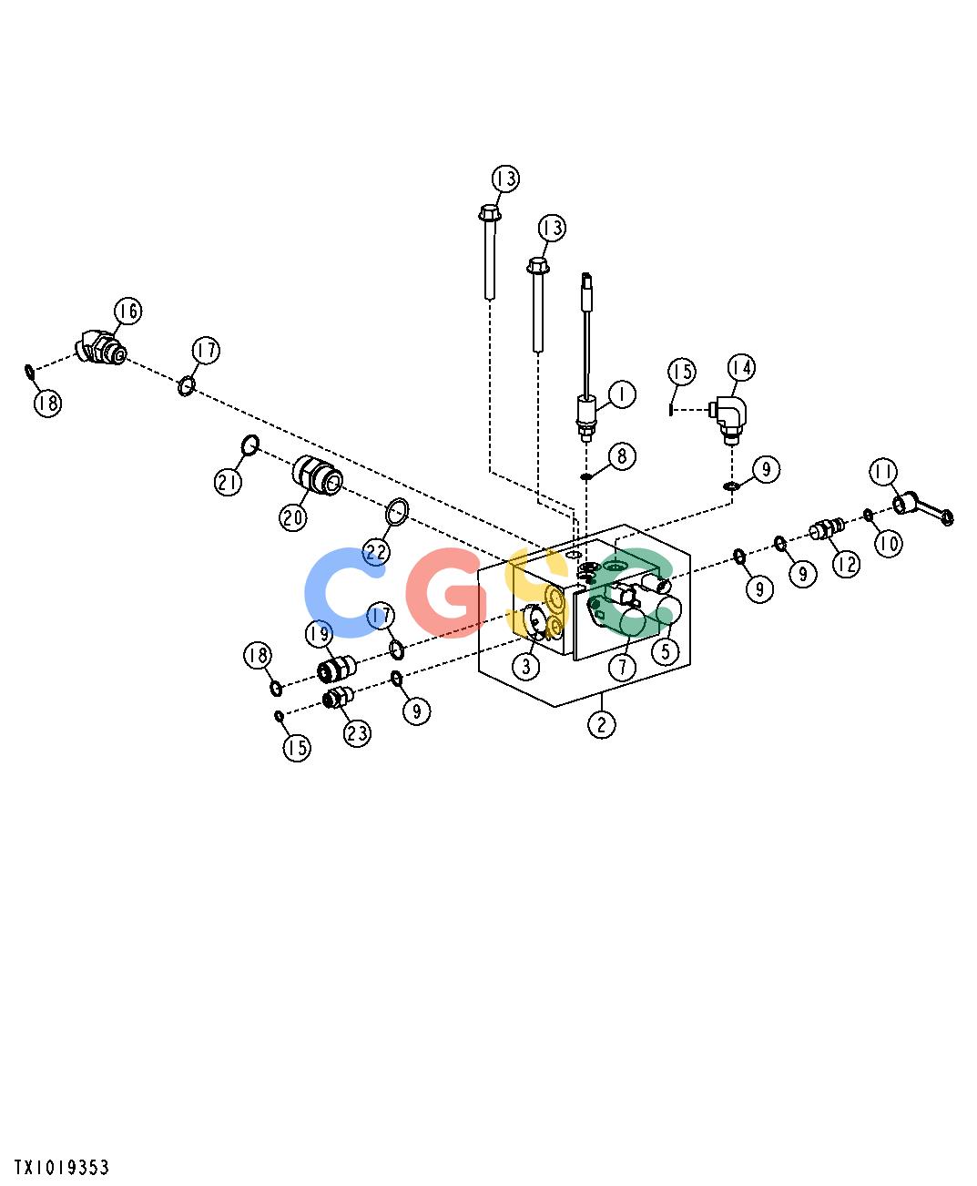 约翰迪尔零件查询1400 - AXLE PARK BRAKE SOLENOID VALVEEPC John Deere online