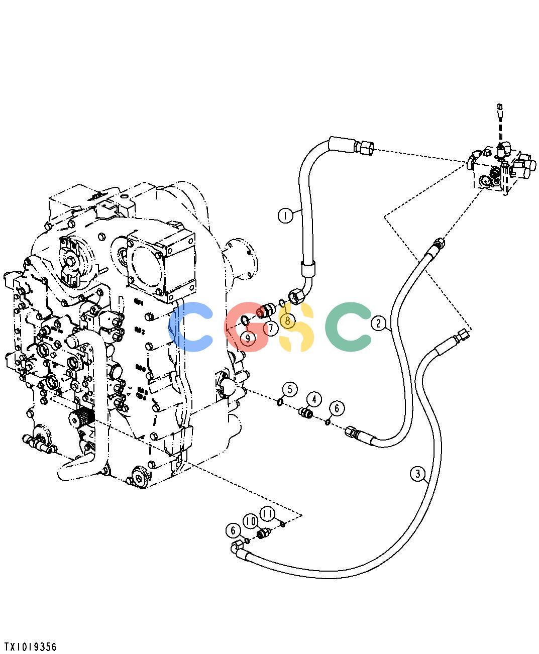 约翰迪尔零件查询1400 - AXLE TRANSMISSION AND PARK BRAKE VALVE HYDRAULICSEPC John Deere online