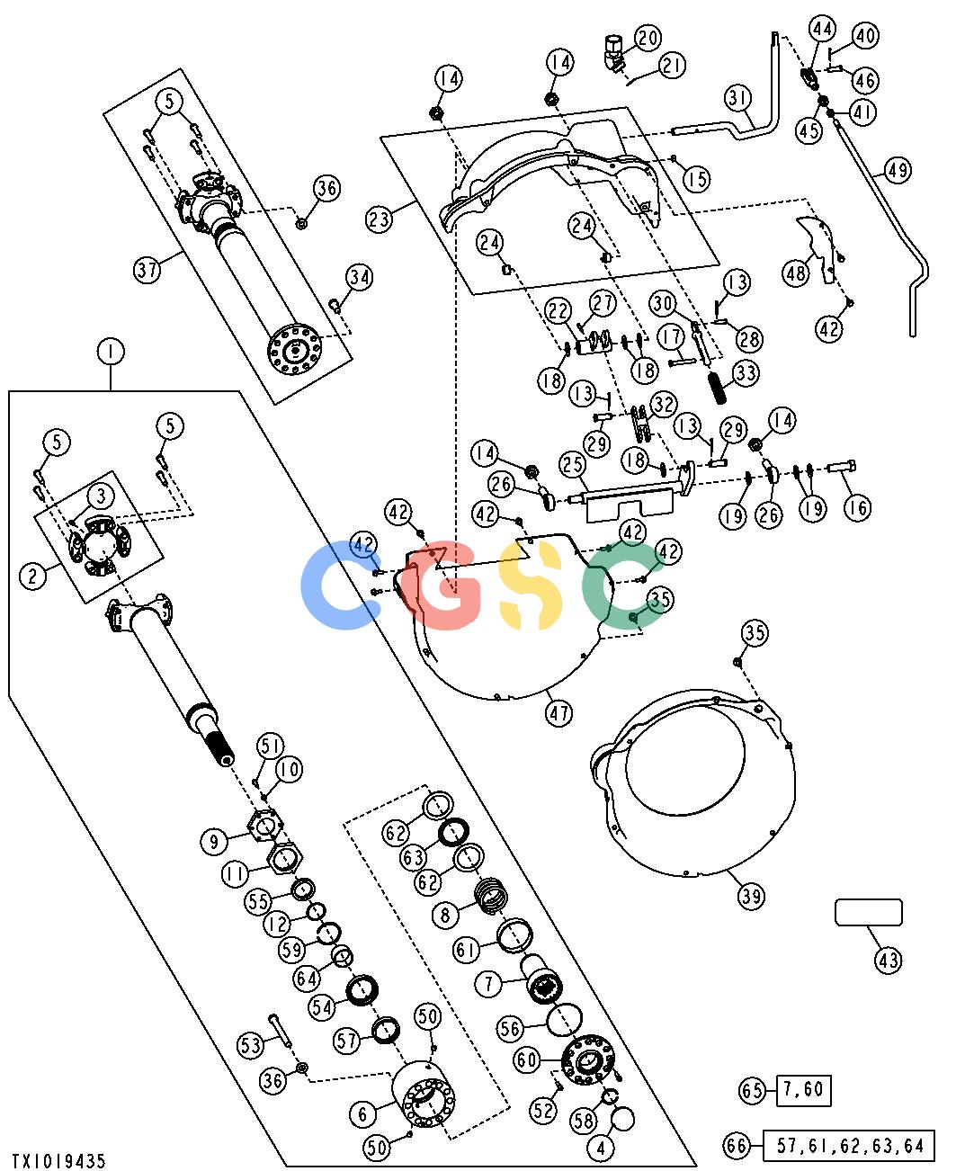 约翰迪尔零件查询1200 - AXLE TRANSMISSION DISCONNECT CONTROL LINKAGE (DIRECT DRIVE)EPC John Deere online
