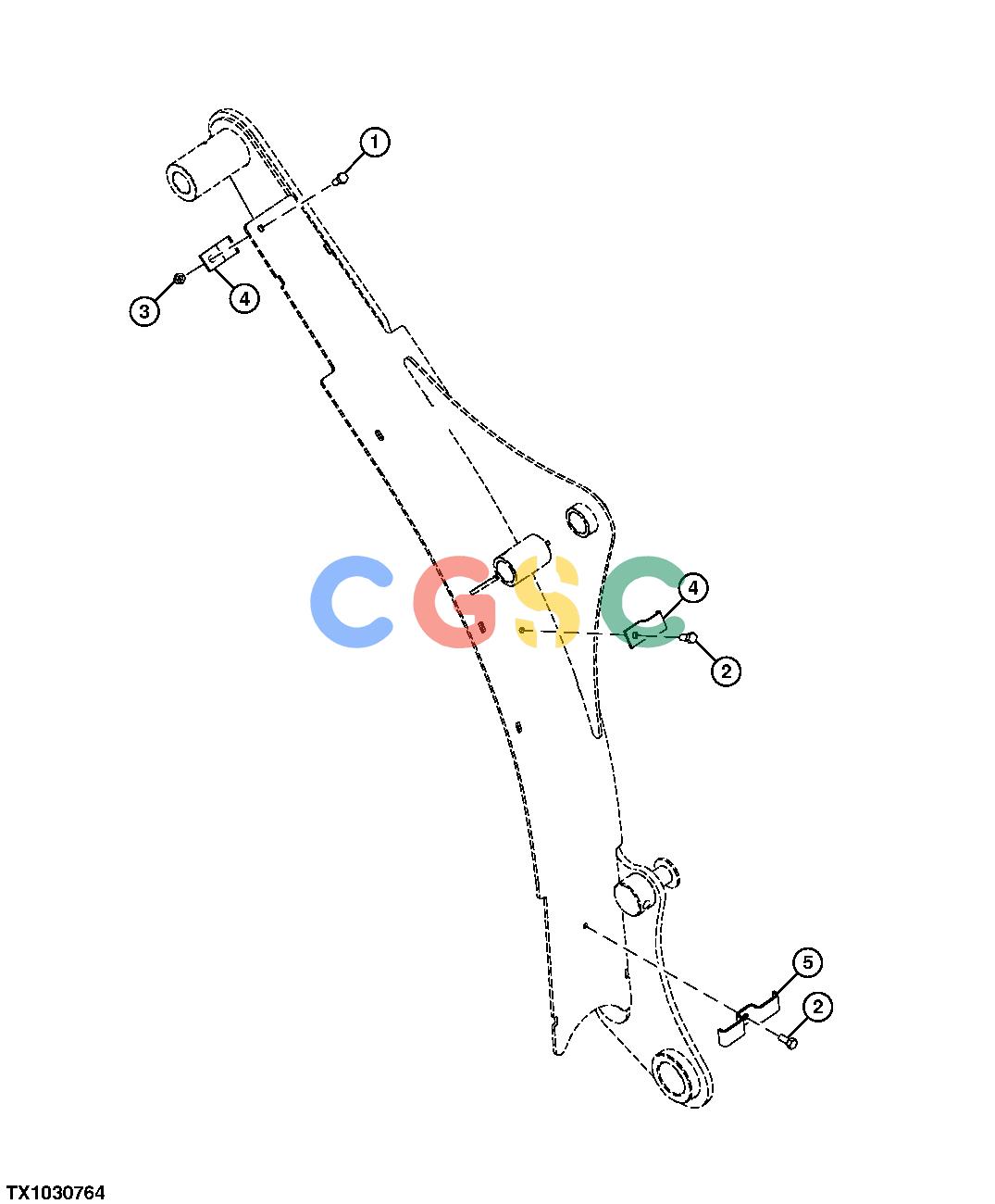 约翰迪尔零件查询850 - BACKHOE Hose ClampEPC John Deere online