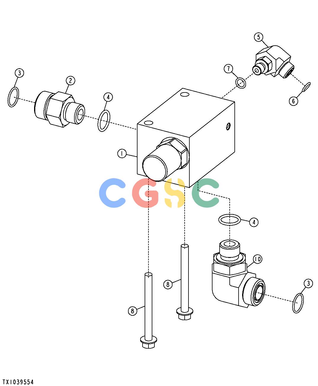 约翰迪尔零件查询YZ18992 - AXLE Steering Compensator Valve (618426 - )EPC John Deere online