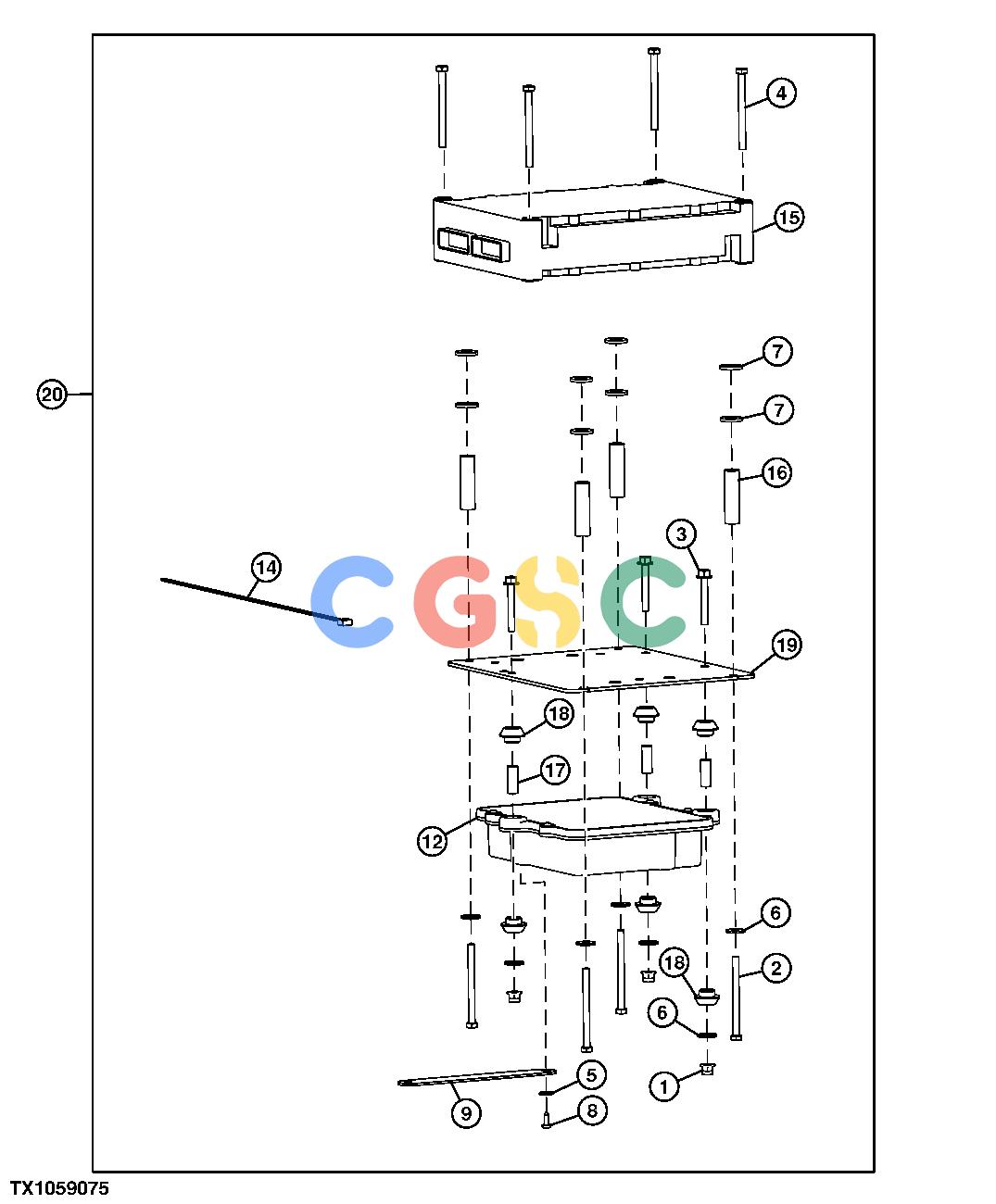 约翰迪尔零件查询RE160302 - AXLE JDLink™ Ultimate (616849 - )EPC John Deere online