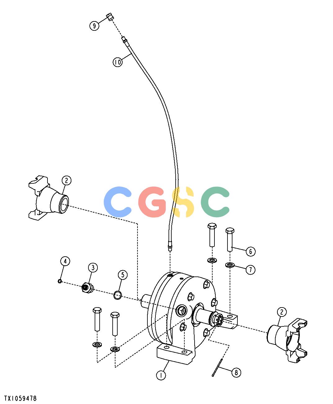 约翰迪尔零件查询RE160299 - AXLE Park Brake MountingEPC John Deere online