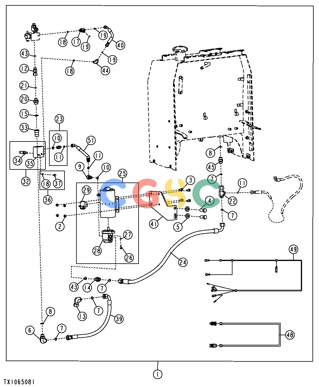 约翰迪尔零件查询YZ18992 - AXLE Secondary SteeringEPC John Deere online