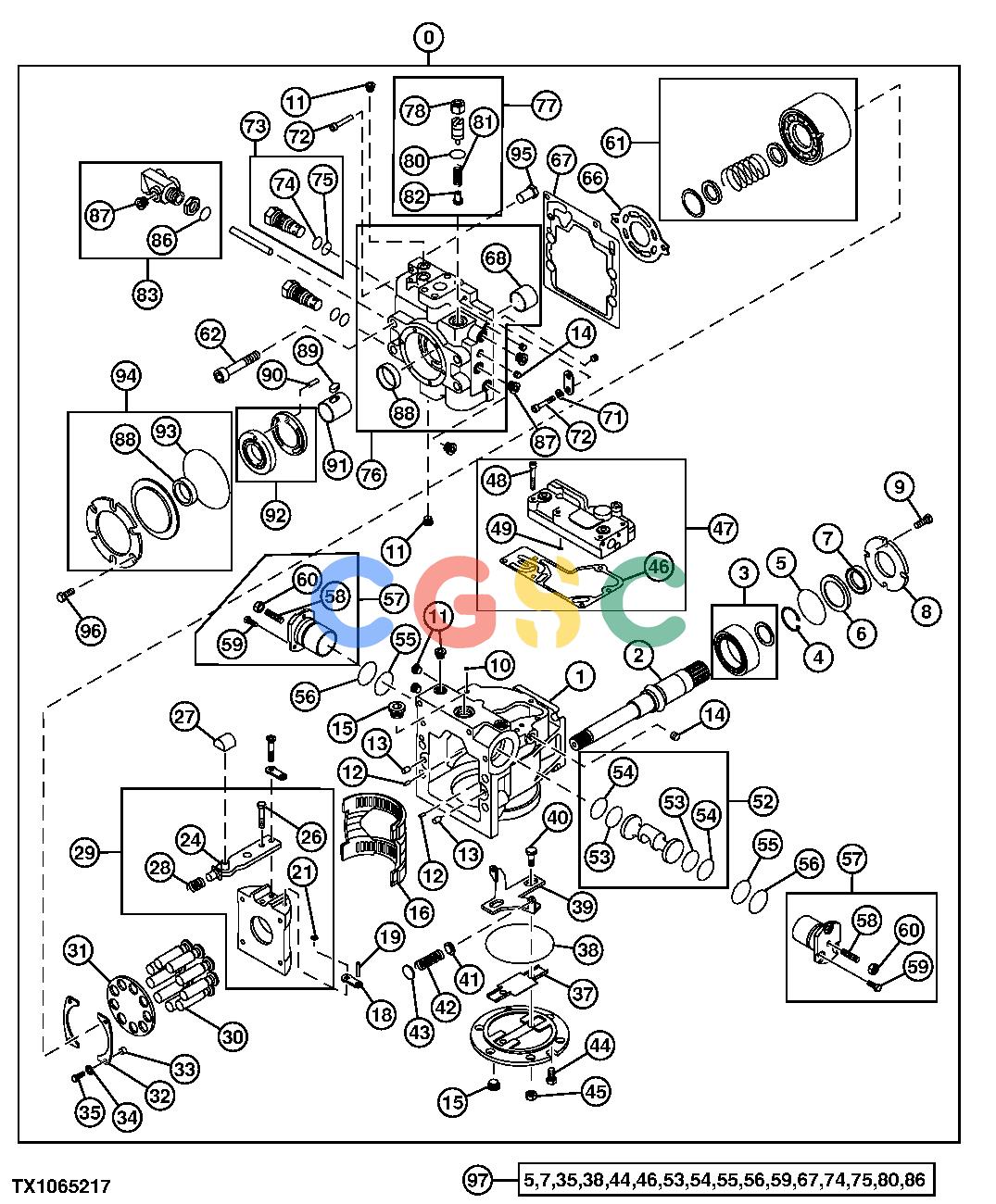 约翰迪尔零件查询1200 - AXLE Hydrostatic PumpEPC John Deere online