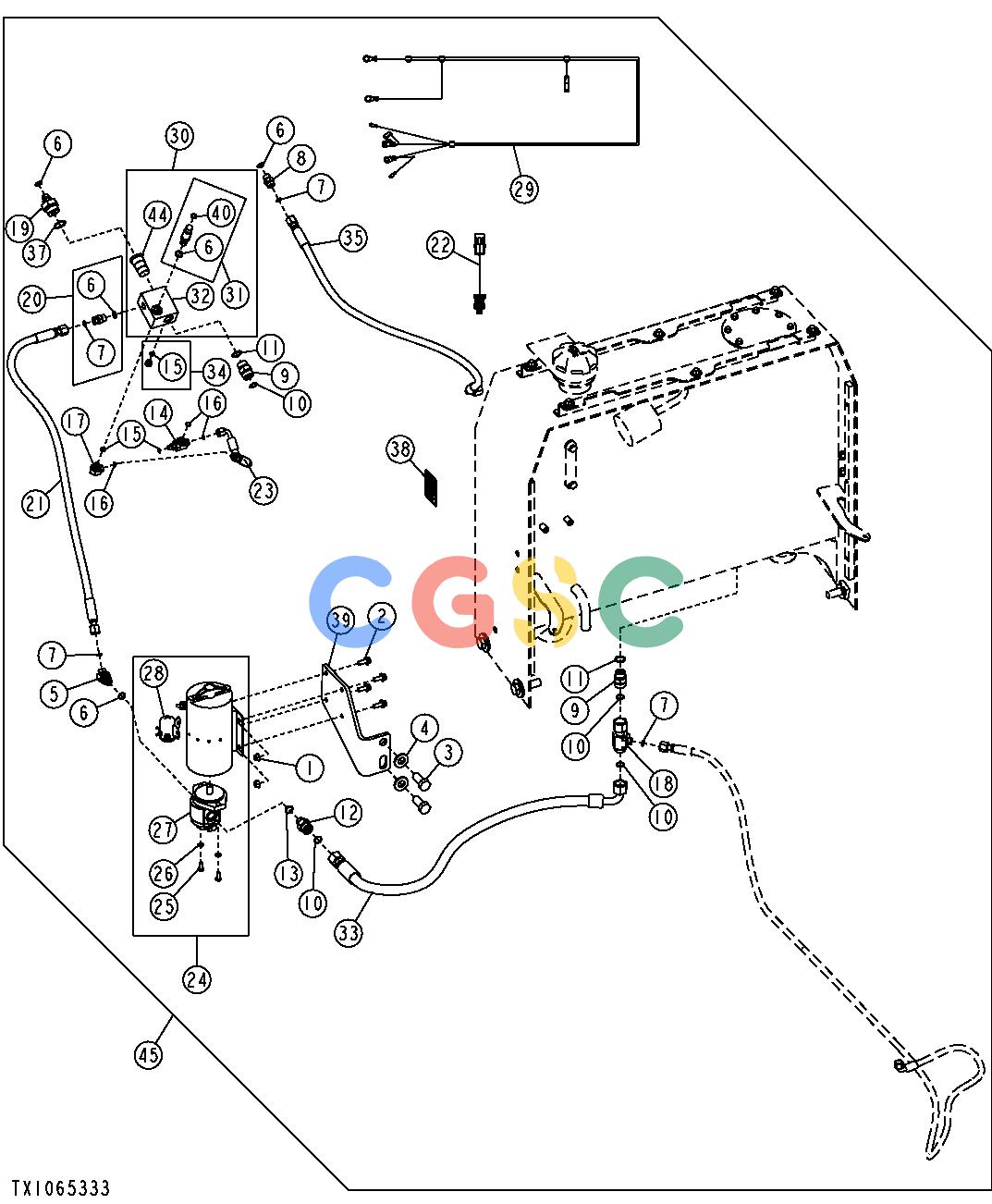 约翰迪尔零件查询RE160299 - AXLE Secondary Steering ( - 606266)EPC John Deere online