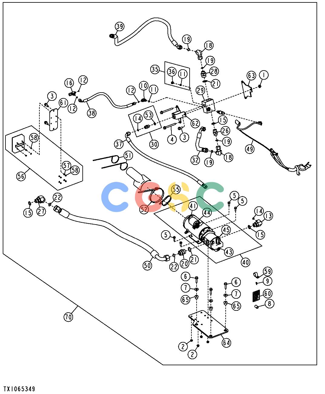 约翰迪尔零件查询1400 - AXLE SECONDARY STEERING (DIRECT DRIVE) (FIELD)EPC John Deere online