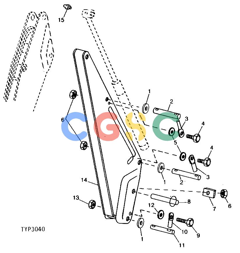 约翰迪尔零件查询10 - BACKHOE BOOMEPC John Deere online