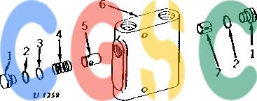 约翰迪尔零件查询93 - BACKHOE BYPASS FLOW REGULATOR USED ON 1010, JD350, AND JD450 CRAWLER BULLDOZERS [E19]EPC John Deere online
