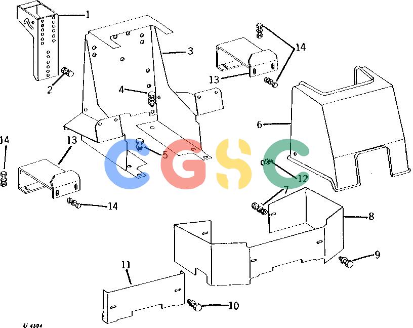 约翰迪尔零件查询93 - BACKHOE VALVE MOUNTING BRACKET AND COVERS 93 BACKHOE (SERIAL NO. -005700) 95 BACKHOE (SERIAL NO. -EPC John Deere online