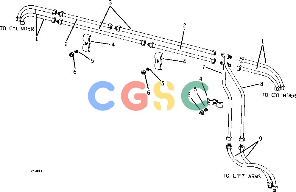 约翰迪尔零件查询401C - BACKHOE, LOADER OIL LINES AND FITTINGS-DROTT 4-IN-1 BUCKET [02D14]EPC John Deere online