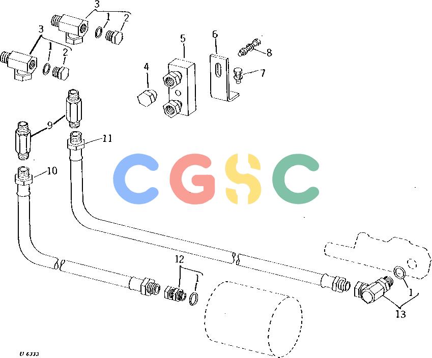 约翰迪尔零件查询9250 - BACKHOE OIL LINES AND FITTINGS: PRESSURE AND RETURN CIRCUITS (JD300, JD400, JD401-A) [C04]EPC John Deere online
