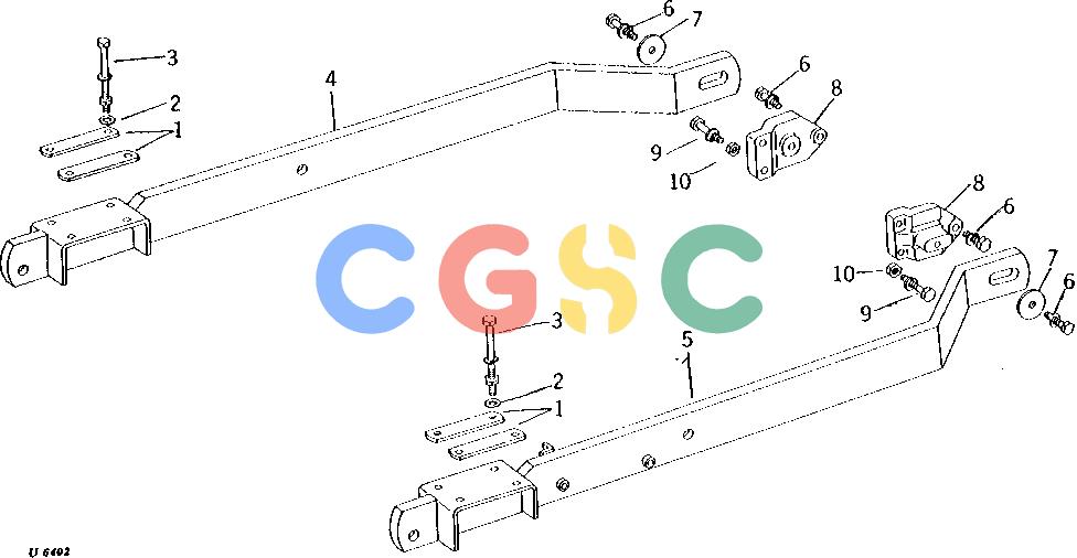 约翰迪尔零件查询92 - BACKHOE MOUNTING PARTS FOR JD300 TRACTOR WITHOUT LOADER [C16]EPC John Deere online