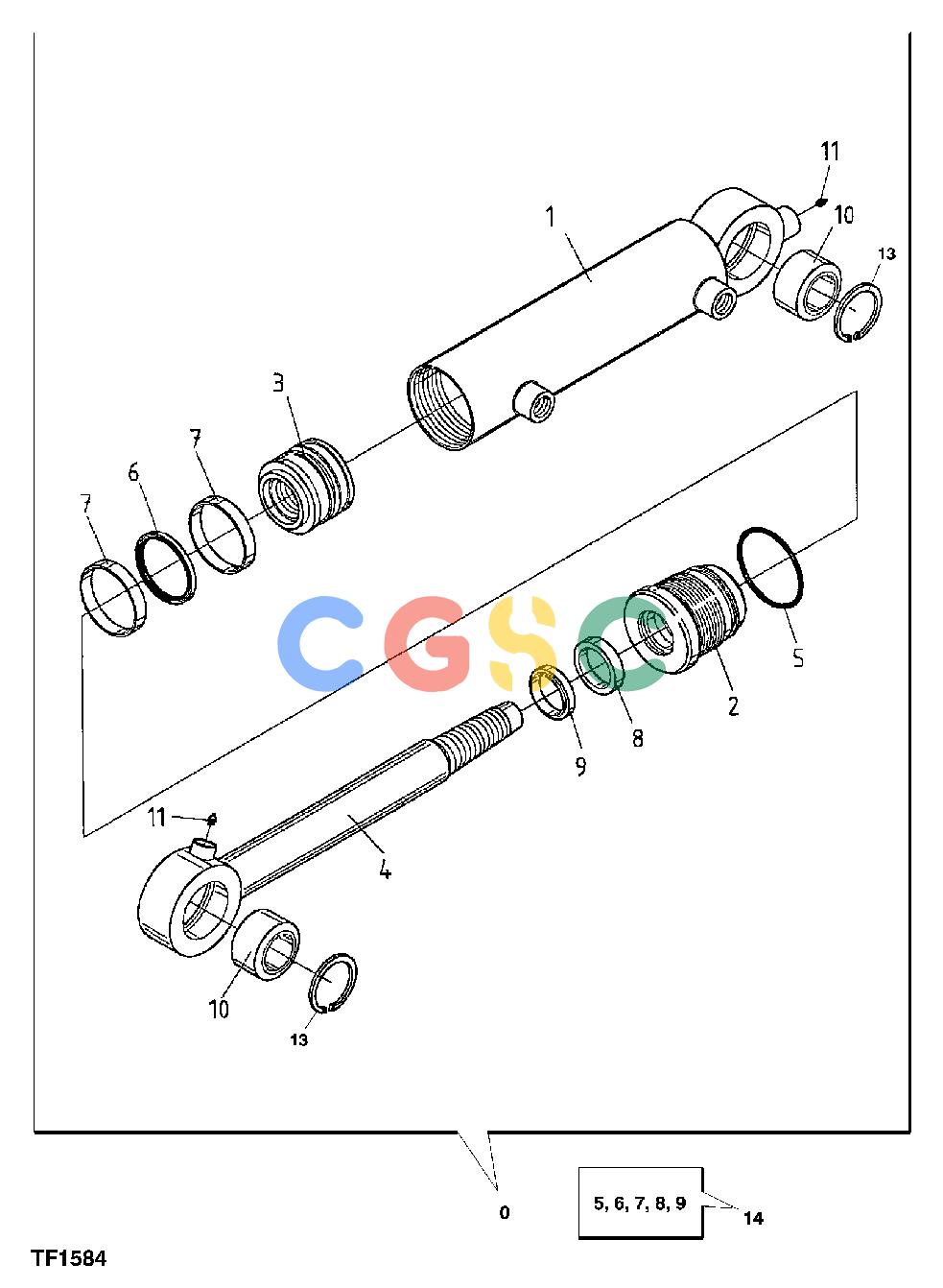 约翰迪尔零件查询HTH470HD - ATTACHMENTS CYLINDER, SAW AND BACK KNIVES [K01]EPC John Deere online
