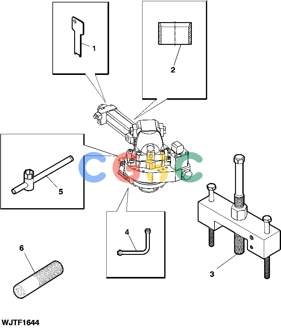约翰迪尔零件查询HTH250 - ATTACHMENTS TOOL KIT [B11]EPC John Deere online