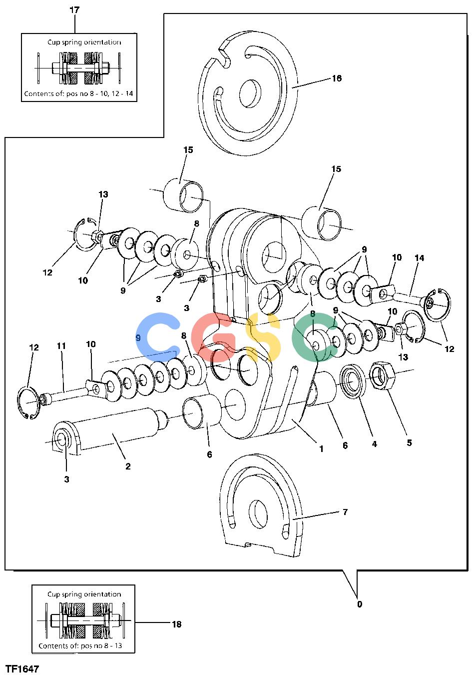 约翰迪尔零件查询HTH250 - ATTACHMENTS DOUBLE DAMP LINK, 100/100 MM, OPTION [C17]EPC John Deere online