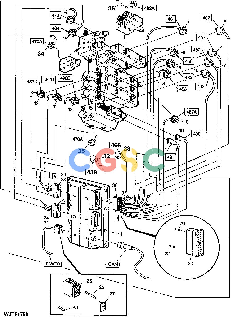 约翰迪尔零件查询HTH470HD - ATTACHMENTS ELECTRICAL EQUIPMENTS [G13]EPC John Deere online